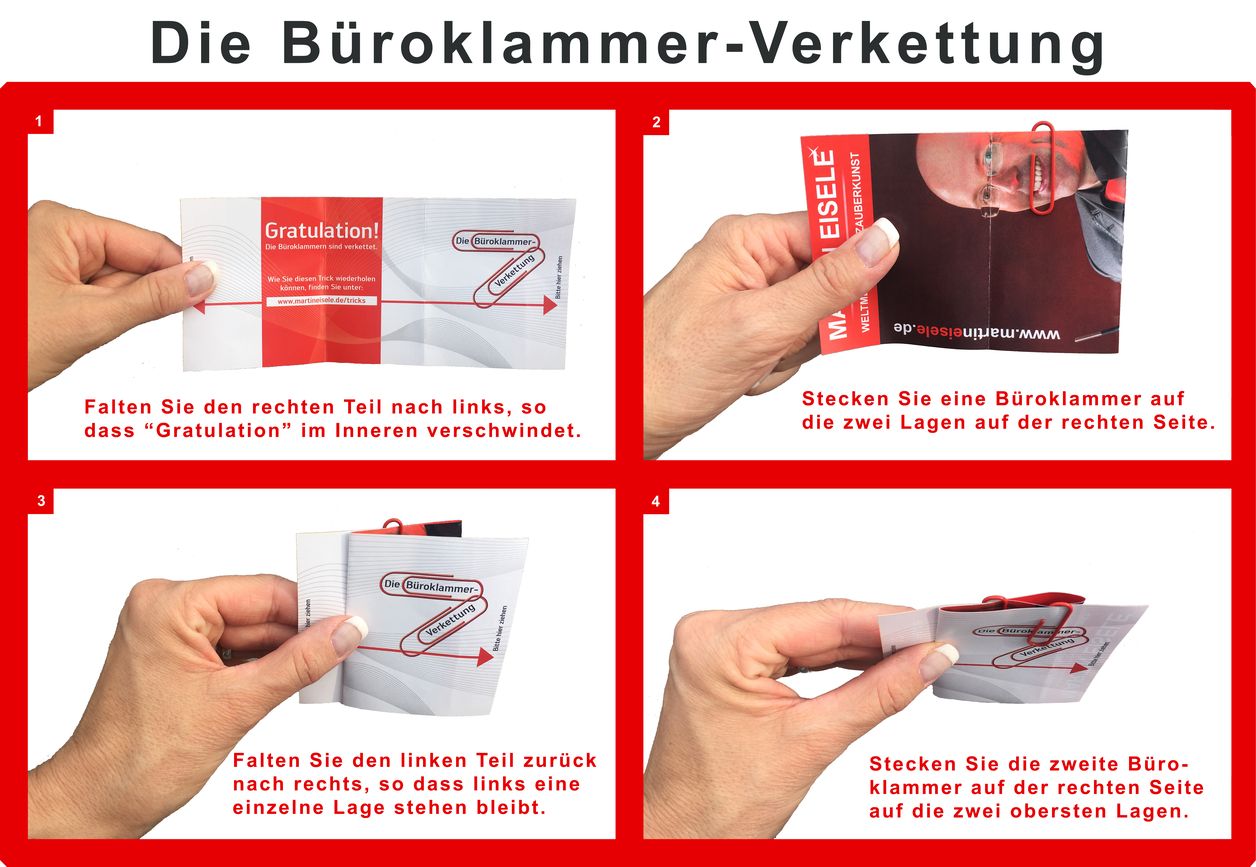 Büroklammer-Verkettung Lösung