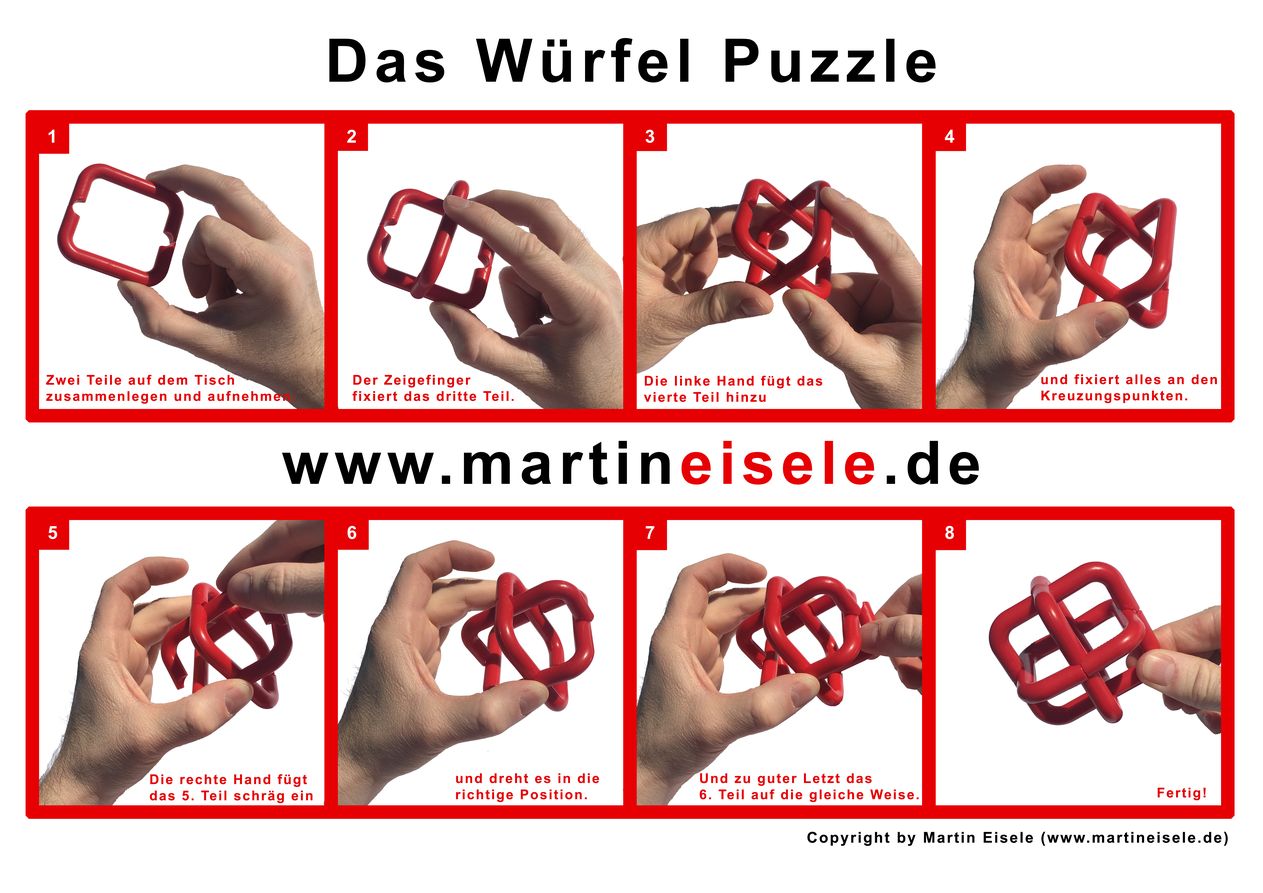 Würfel Puzzle Lösung